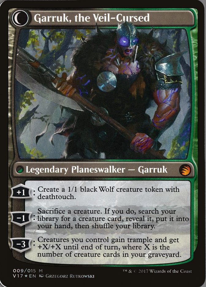 Garruk Relentless // Garruk, the Veil-Cursed - Foil