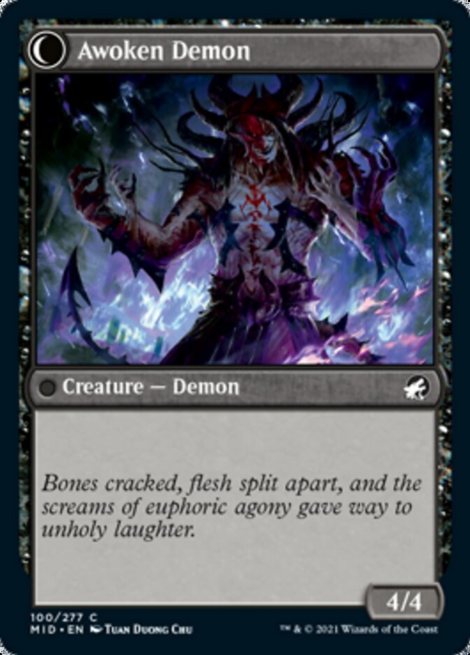 Ecstatic Awakener // Awoken Demon - Foil