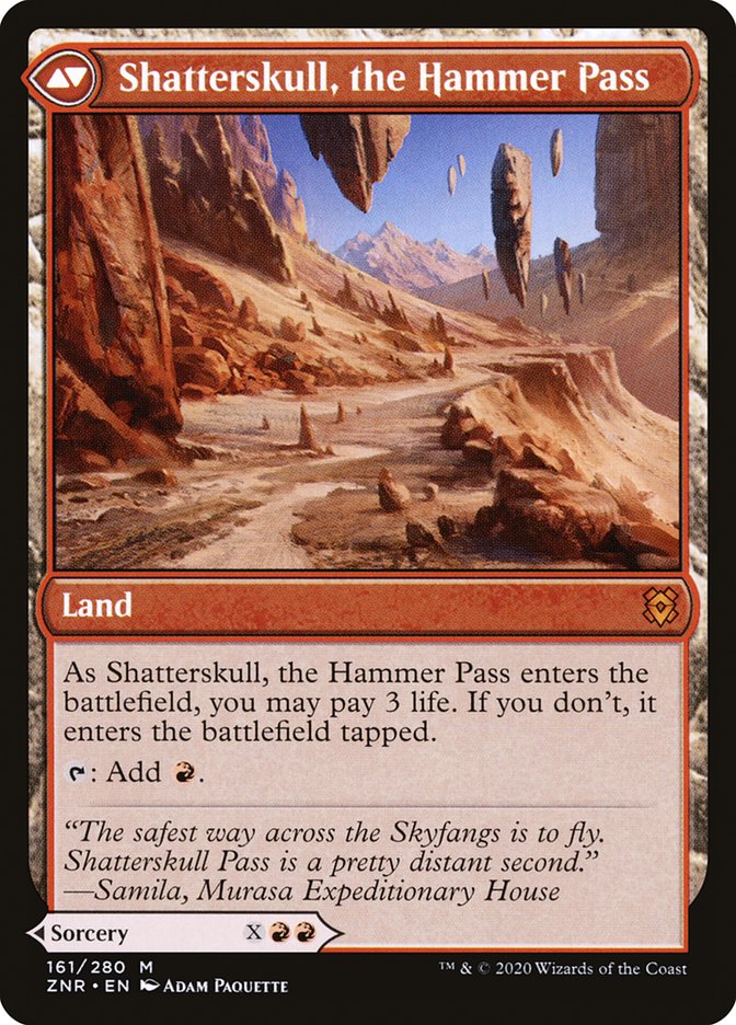 Shatterskull Smashing // Shatterskull, the Hammer Pass - Foil