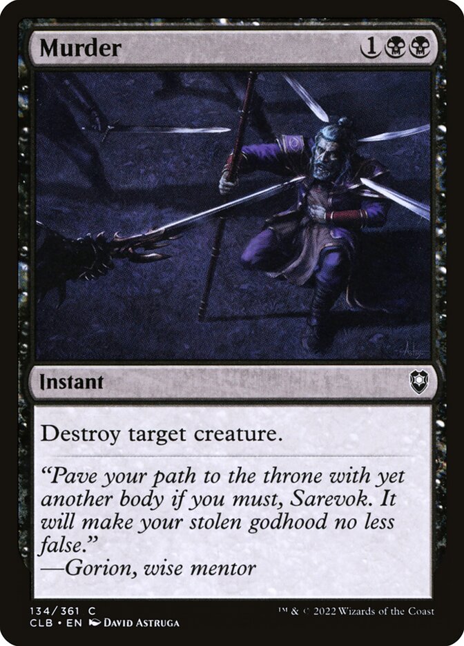 Murder - Foil