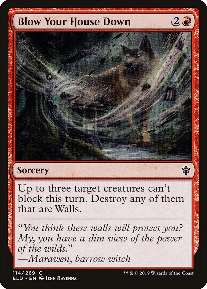 Blow Your House Down - Foil