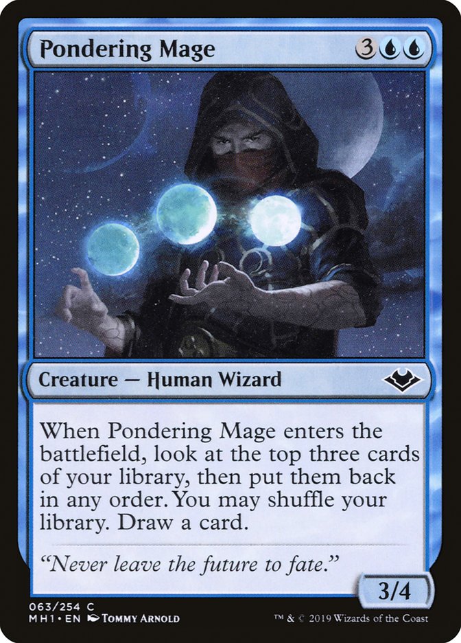 Pondering Mage - Foil