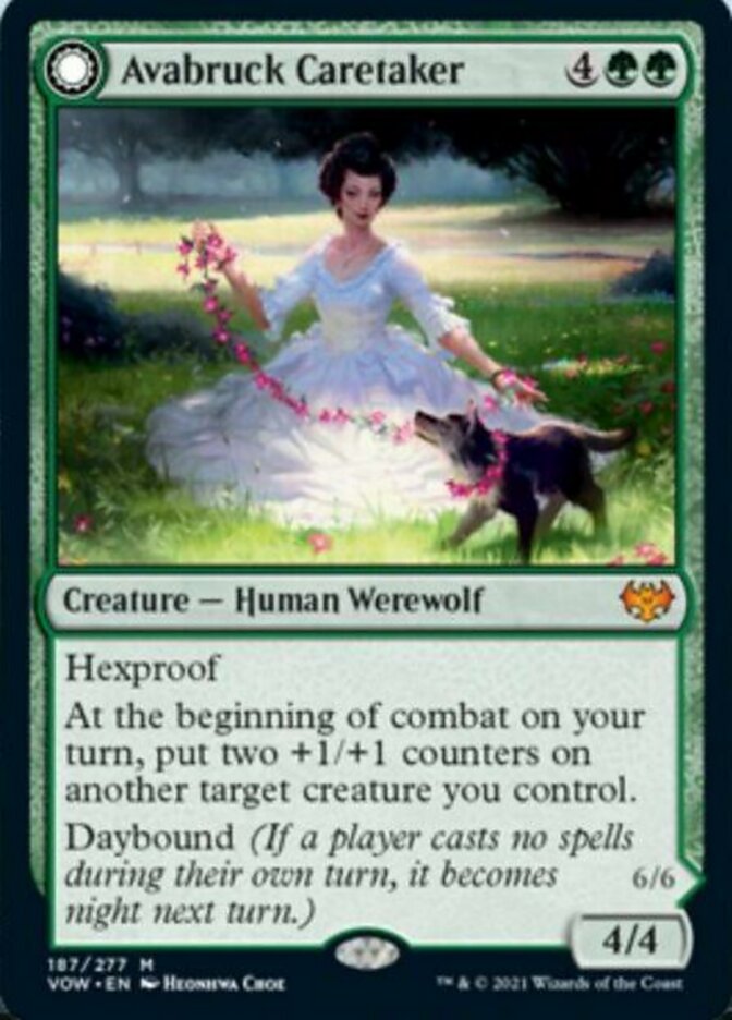 Avabruck Caretaker // Hollowhenge Huntmaster - Foil