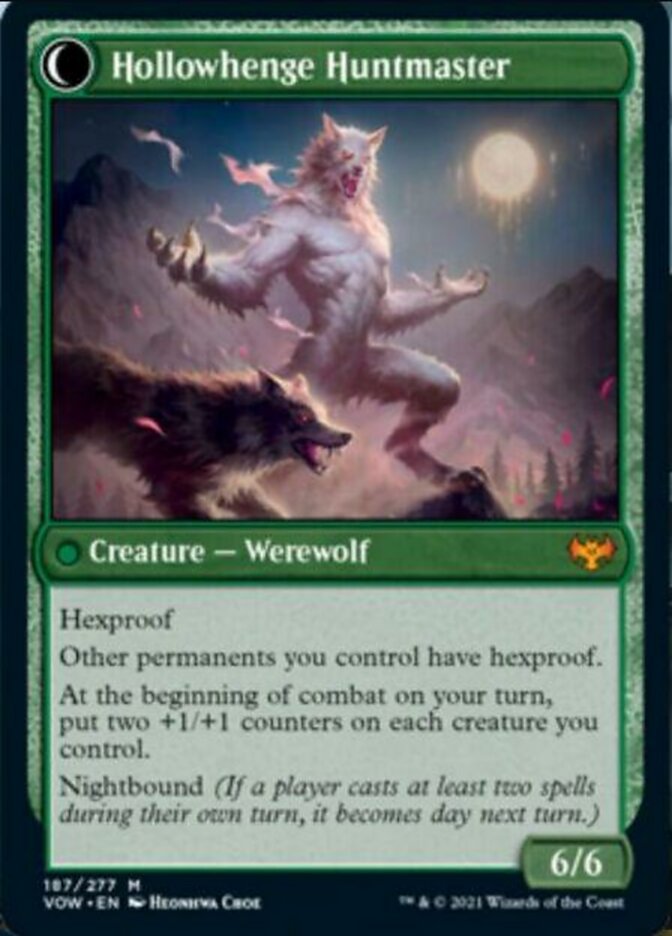 Avabruck Caretaker // Hollowhenge Huntmaster - Foil