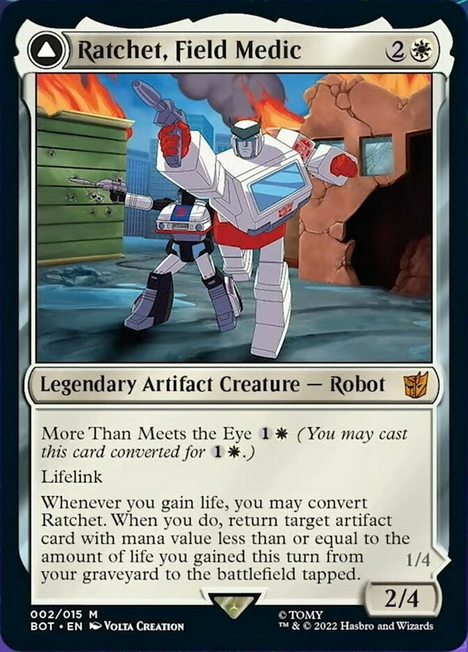 Ratchet, Field Medic // Ratchet, Rescue Racer - Foil