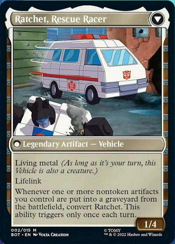 Ratchet, Field Medic // Ratchet, Rescue Racer - Foil