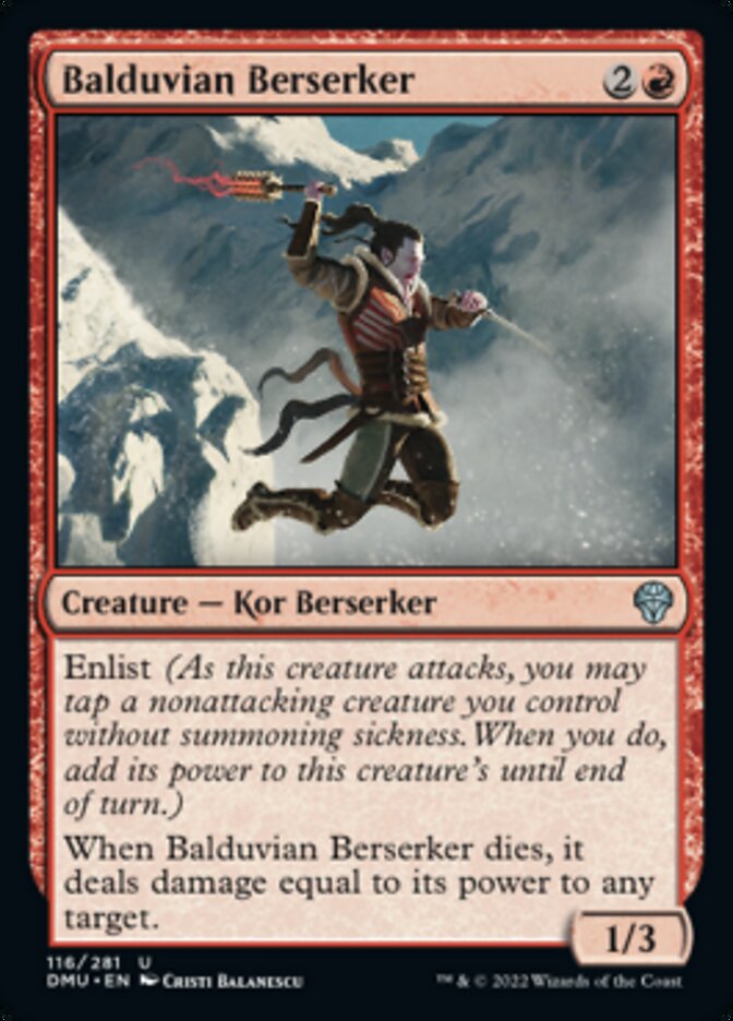 Balduvian Berserker - Foil