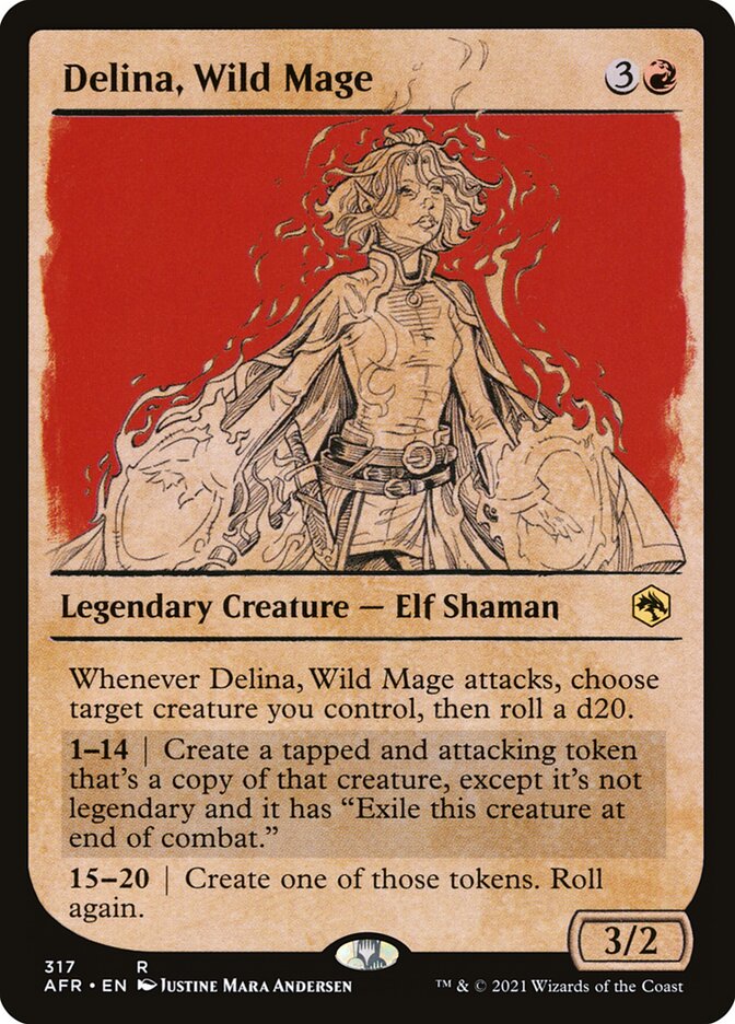 Delina, Wild Mage - Foil