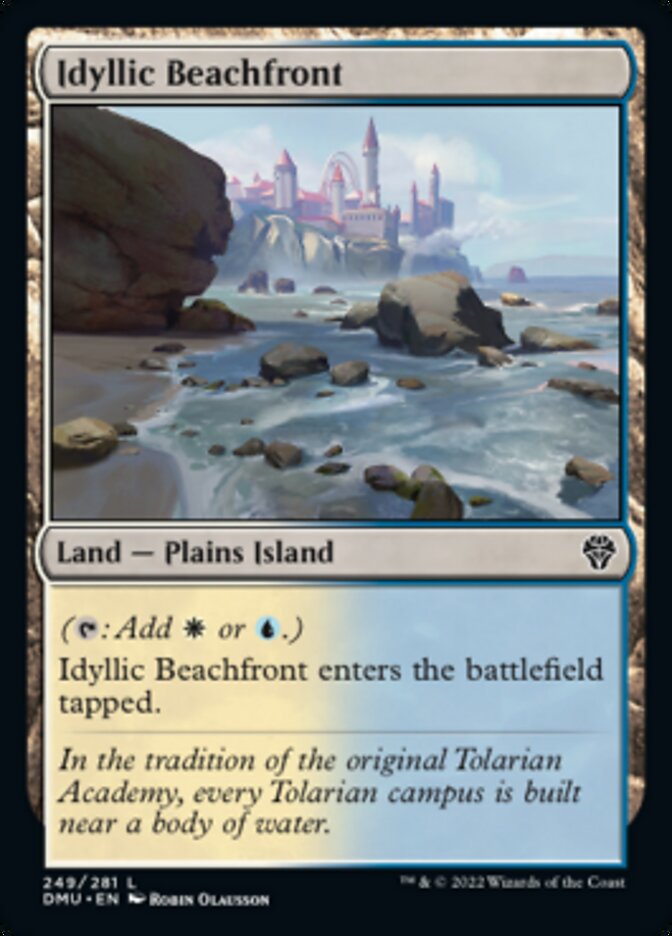 Idyllic Beachfront - Foil