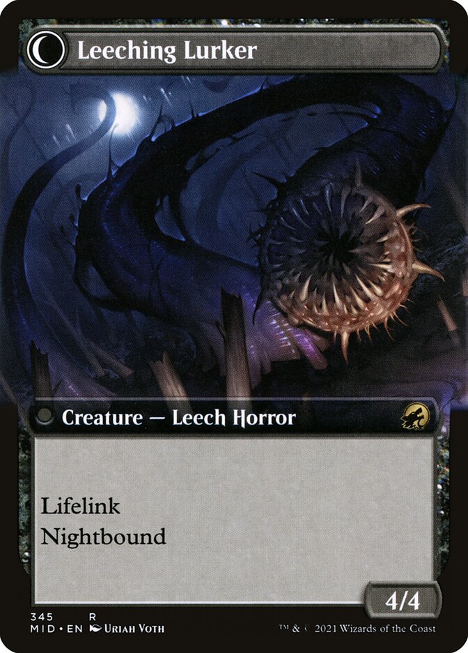 Curse of Leeches // Leeching Lurker - Foil