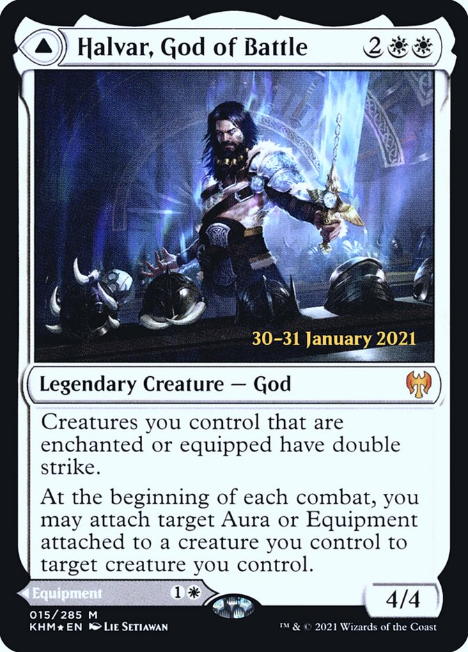 Halvar, God of Battle // Sword of the Realms - Foil