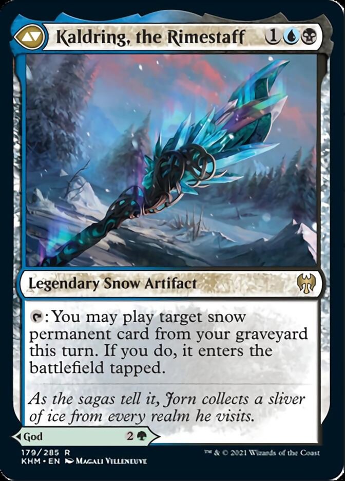 Jorn, God of Winter // Kaldring, the Rimestaff - Foil