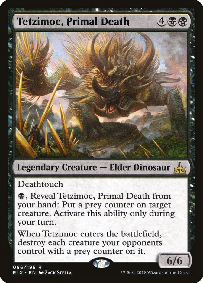 Tetzimoc, Primal Death - Foil
