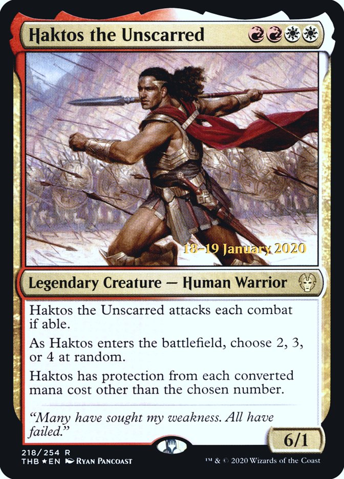Haktos the Unscarred - Foil