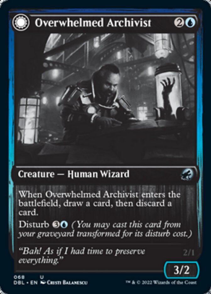 Overwhelmed Archivist // Archive Haunt - Foil