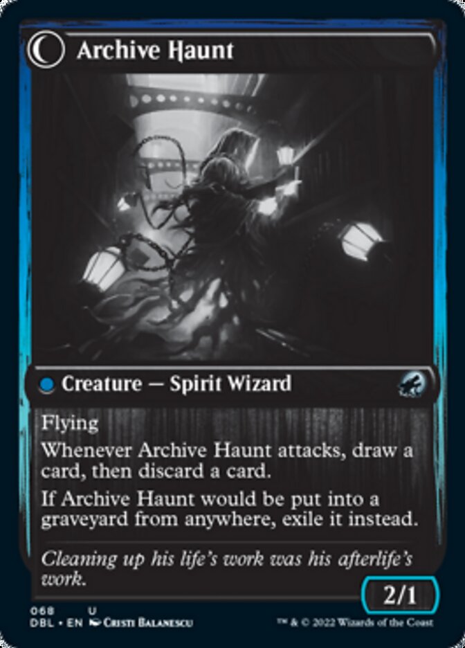 Overwhelmed Archivist // Archive Haunt - Foil