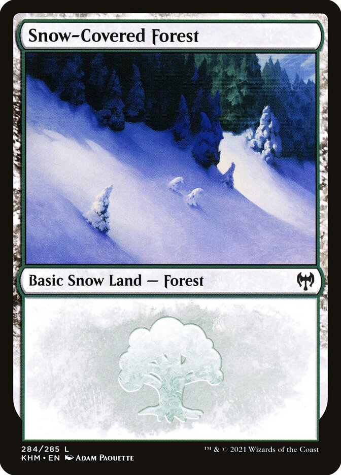 Snow-Covered Forest - Foil