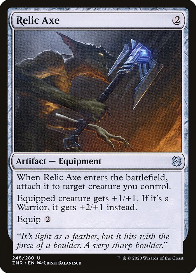 Relic Axe - Foil