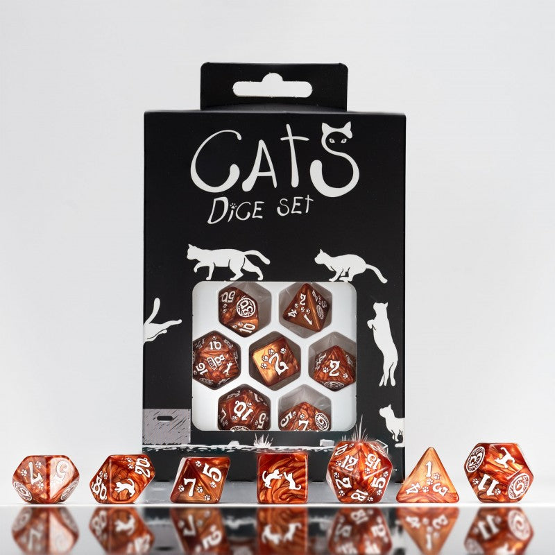 Q Workshop - Dice - RPG Set - CATS - Muffin