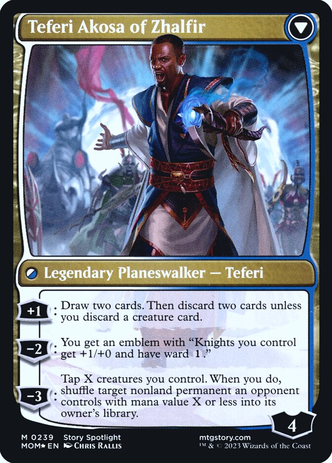 Invasion of New Phyrexia // Teferi Akosa of Zhalfir - Foil