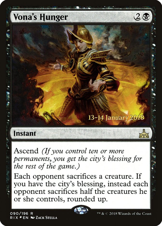 Vona's Hunger - Foil