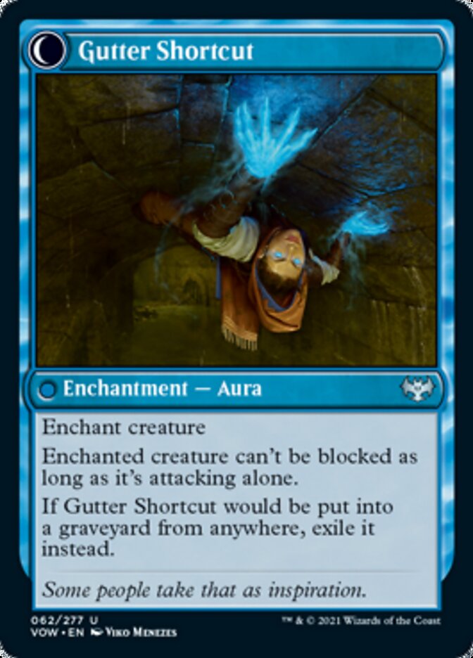 Gutter Skulker // Gutter Shortcut - Foil