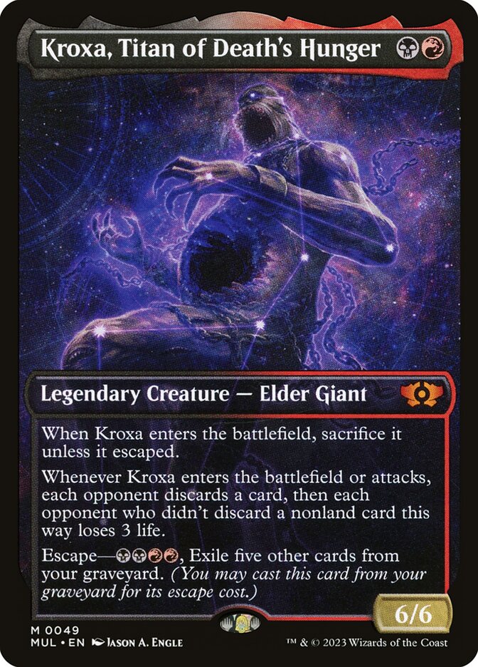 Kroxa, Titan of Death's Hunger - Foil