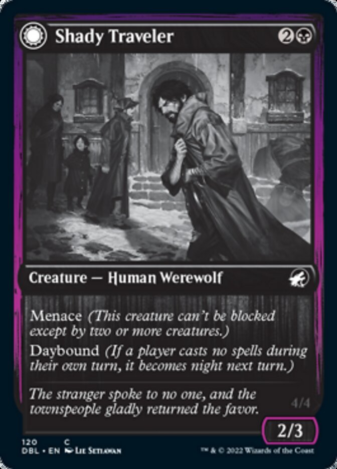 Shady Traveler // Stalking Predator - Foil