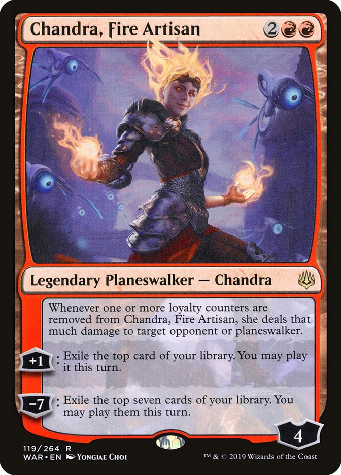 Chandra, Fire Artisan - Foil