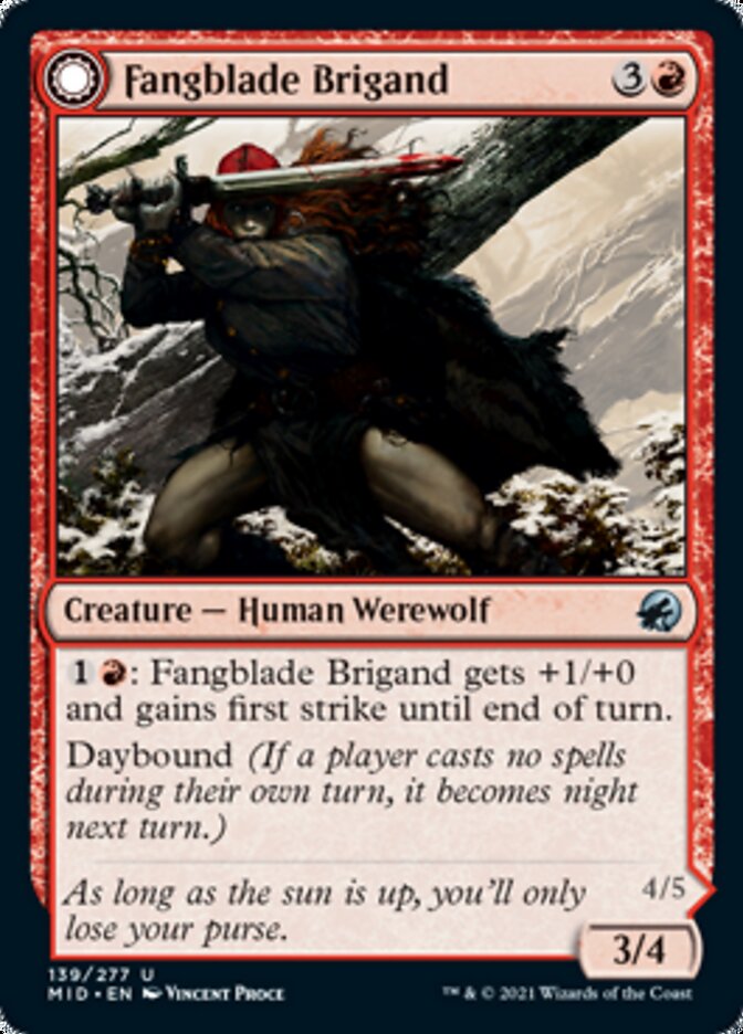 Fangblade Brigand // Fangblade Eviscerator - Foil