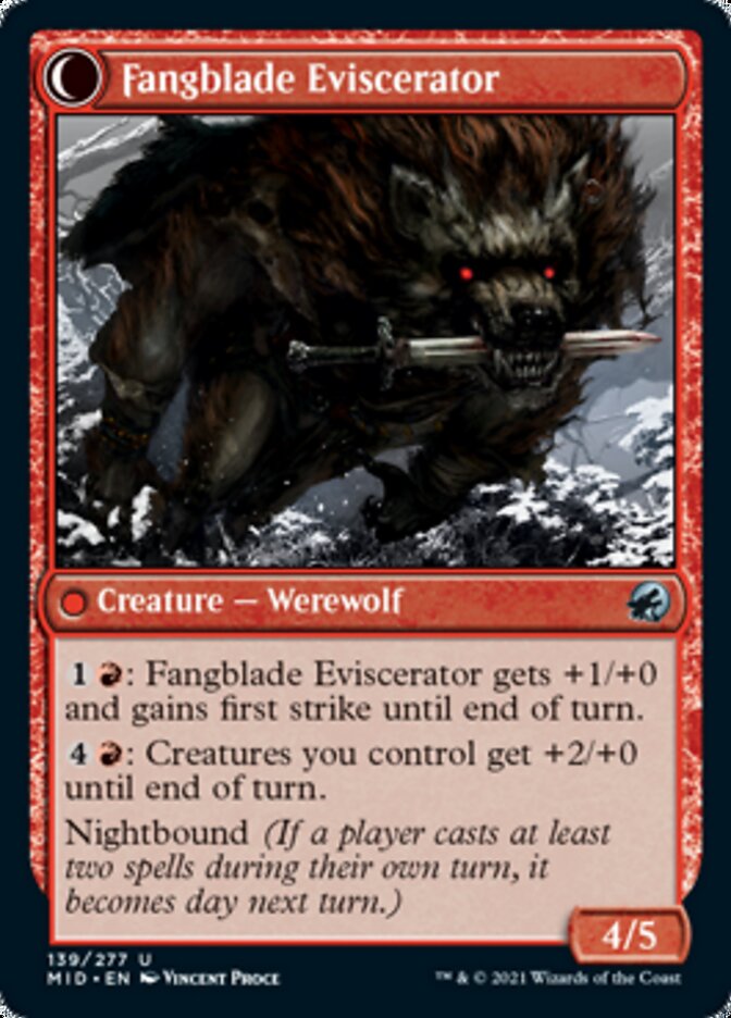 Fangblade Brigand // Fangblade Eviscerator - Foil
