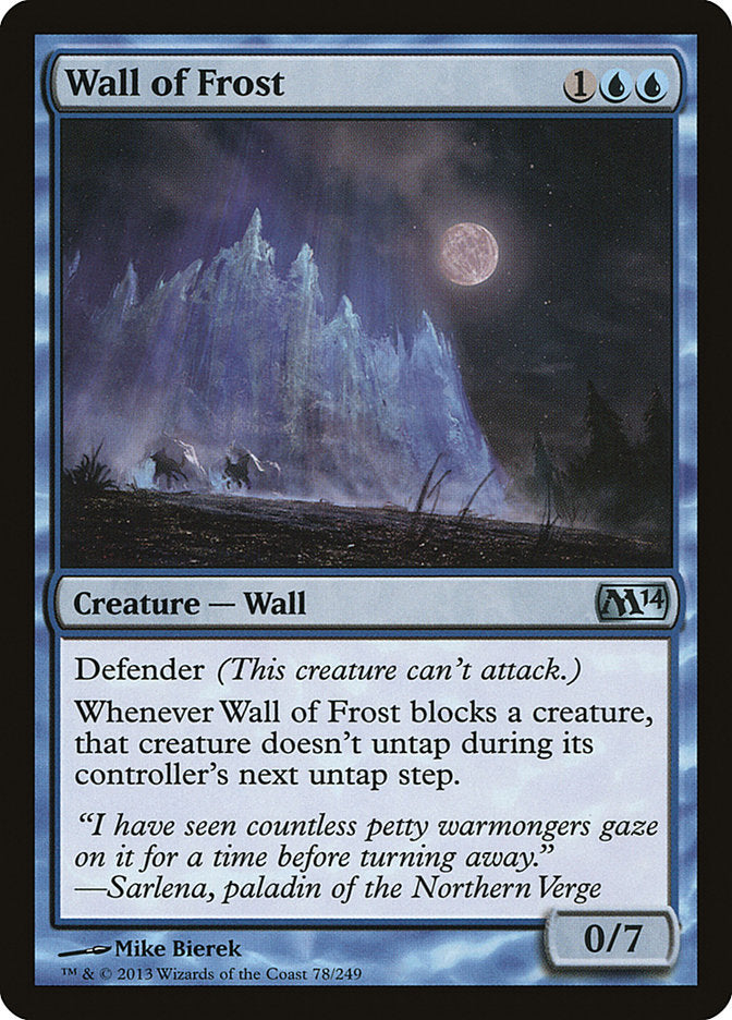 Wall of Frost - Foil