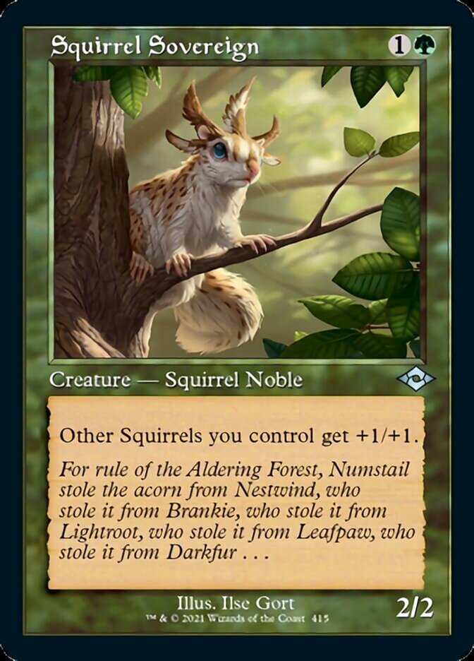 Squirrel Sovereign - Foil