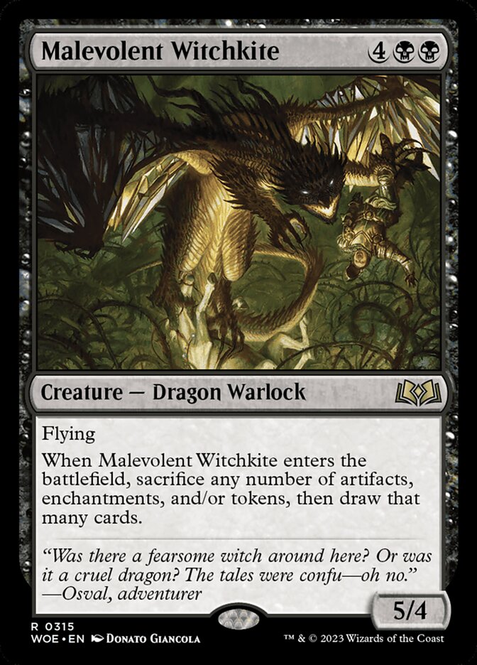 Malevolent Witchkite - Foil