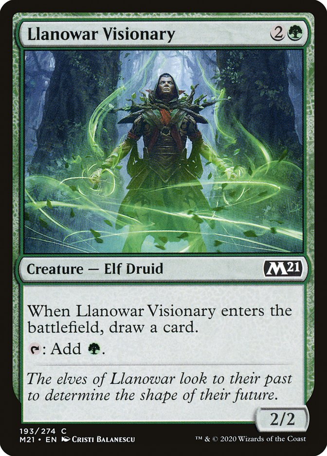 Llanowar Visionary - Foil
