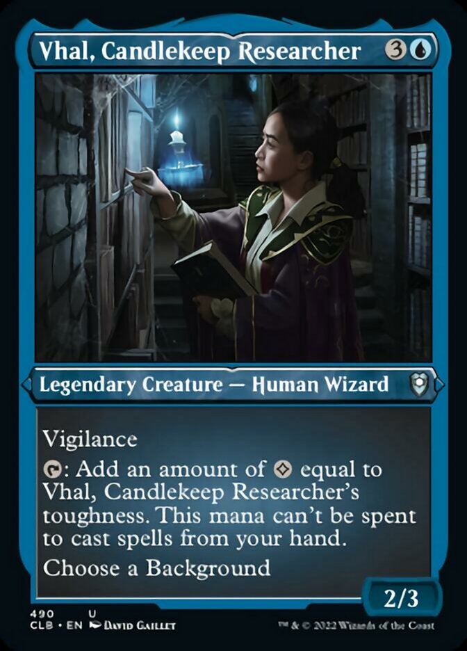 Vhal, Candlekeep Researcher - Foil