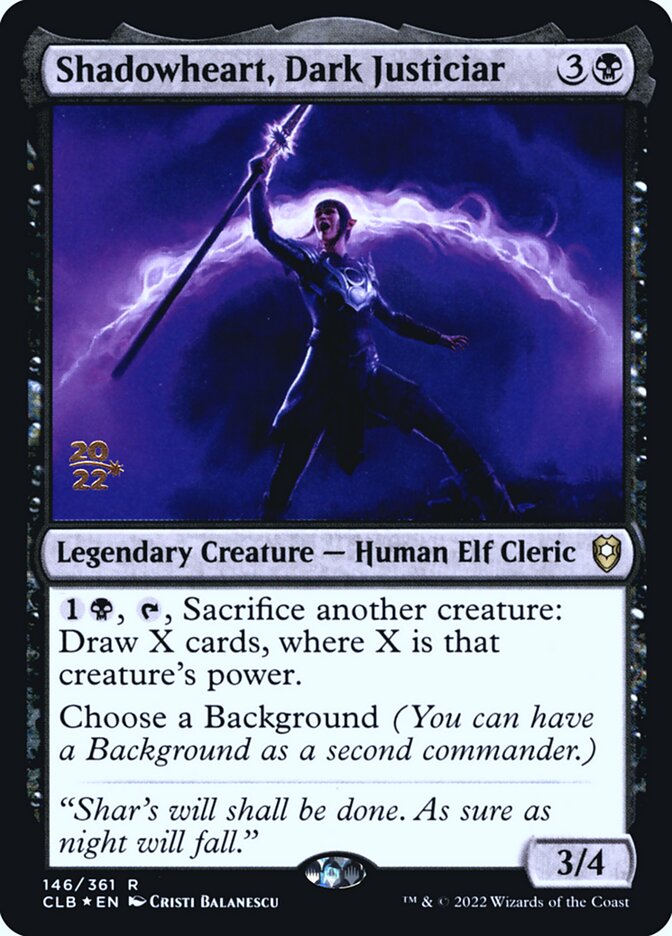 Shadowheart, Dark Justiciar - Foil