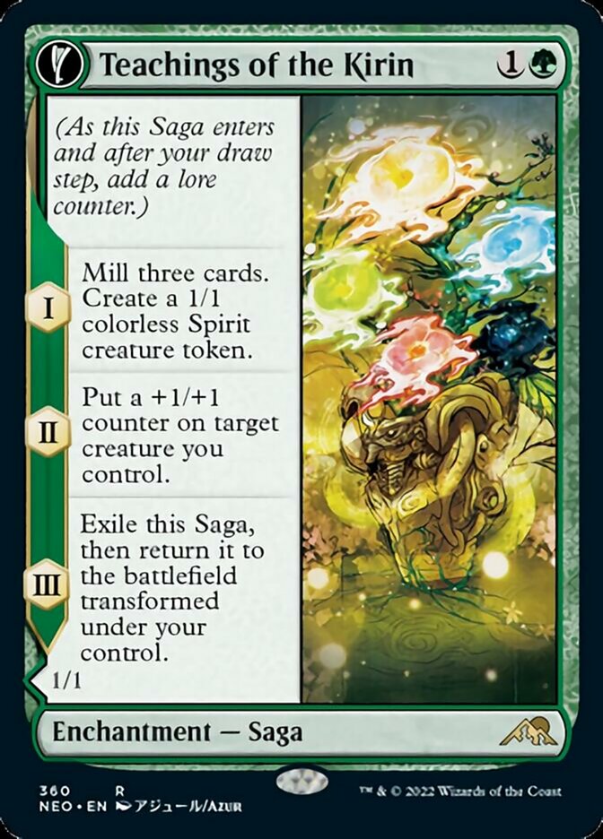 Teachings of the Kirin // Kirin-Touched Orochi - Foil
