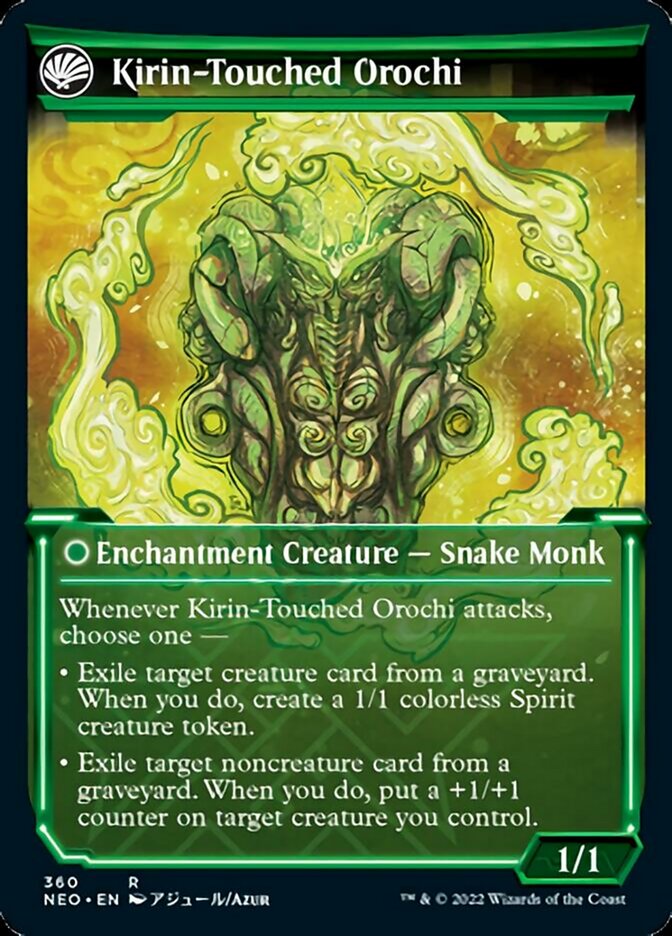 Teachings of the Kirin // Kirin-Touched Orochi - Foil