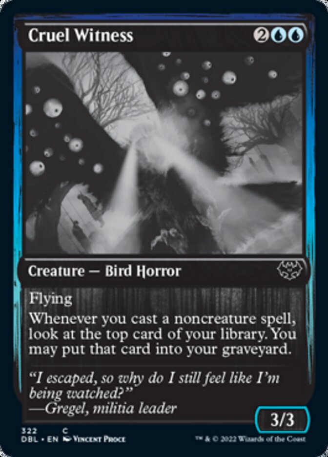 Cruel Witness - Foil