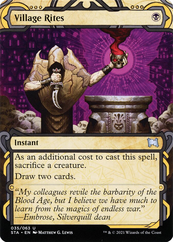 Village Rites - Etched Foil