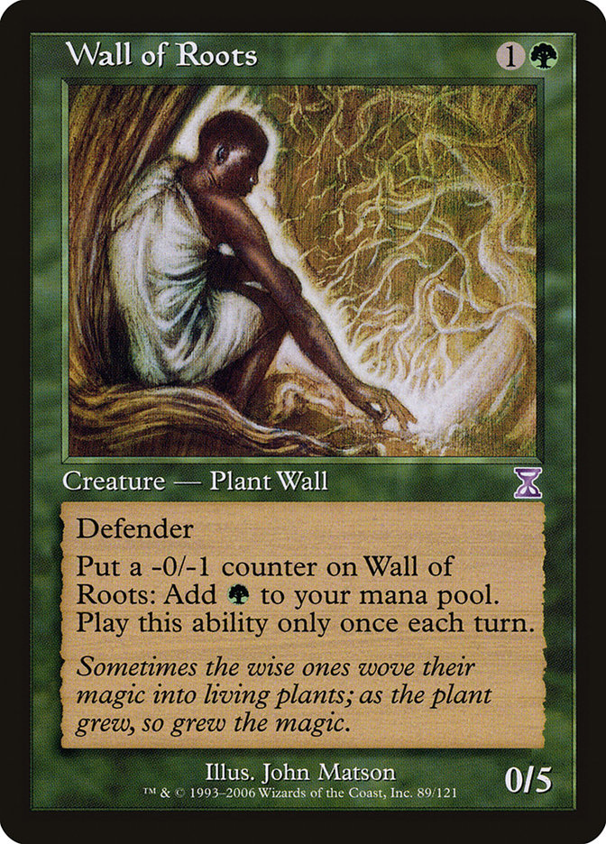 Wall of Roots - Foil