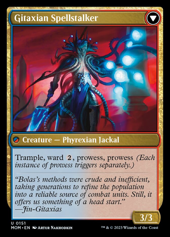 Khenra Spellspear // Gitaxian Spellstalker