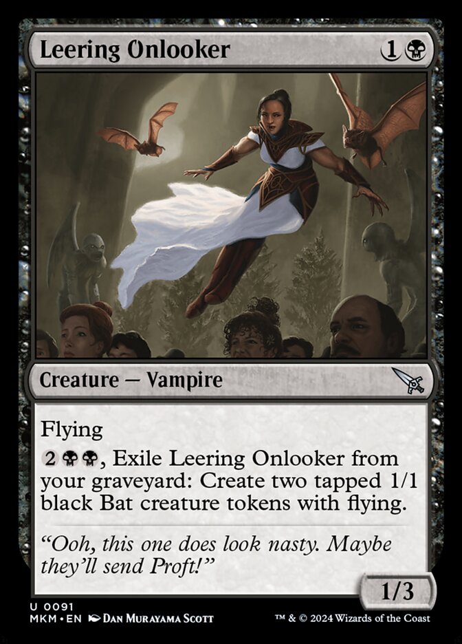 Leering Onlooker - Foil