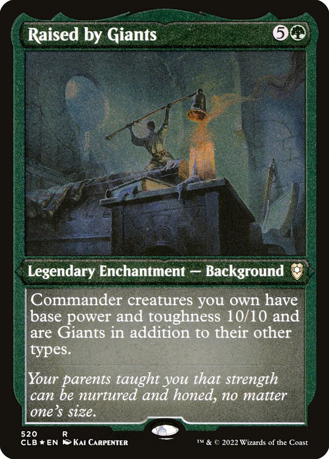 Raised by Giants - Etched Foil