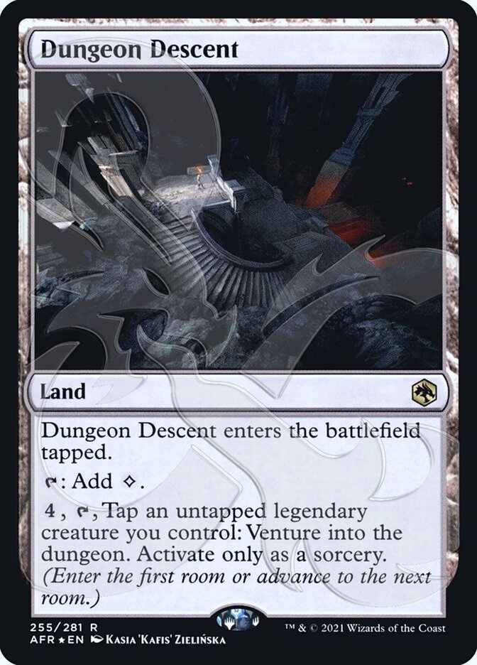 Dungeon Descent - Embossed Foil