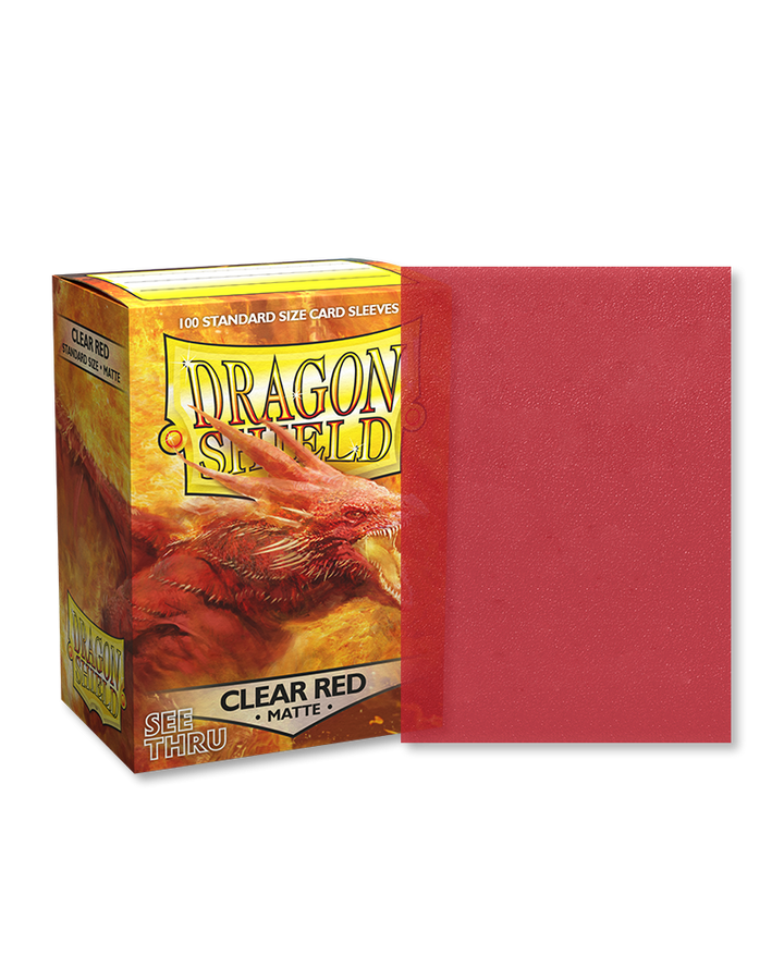 dragon shield sleeves matte card game clear Dragon Shield - 100 Sleeves - Standard size