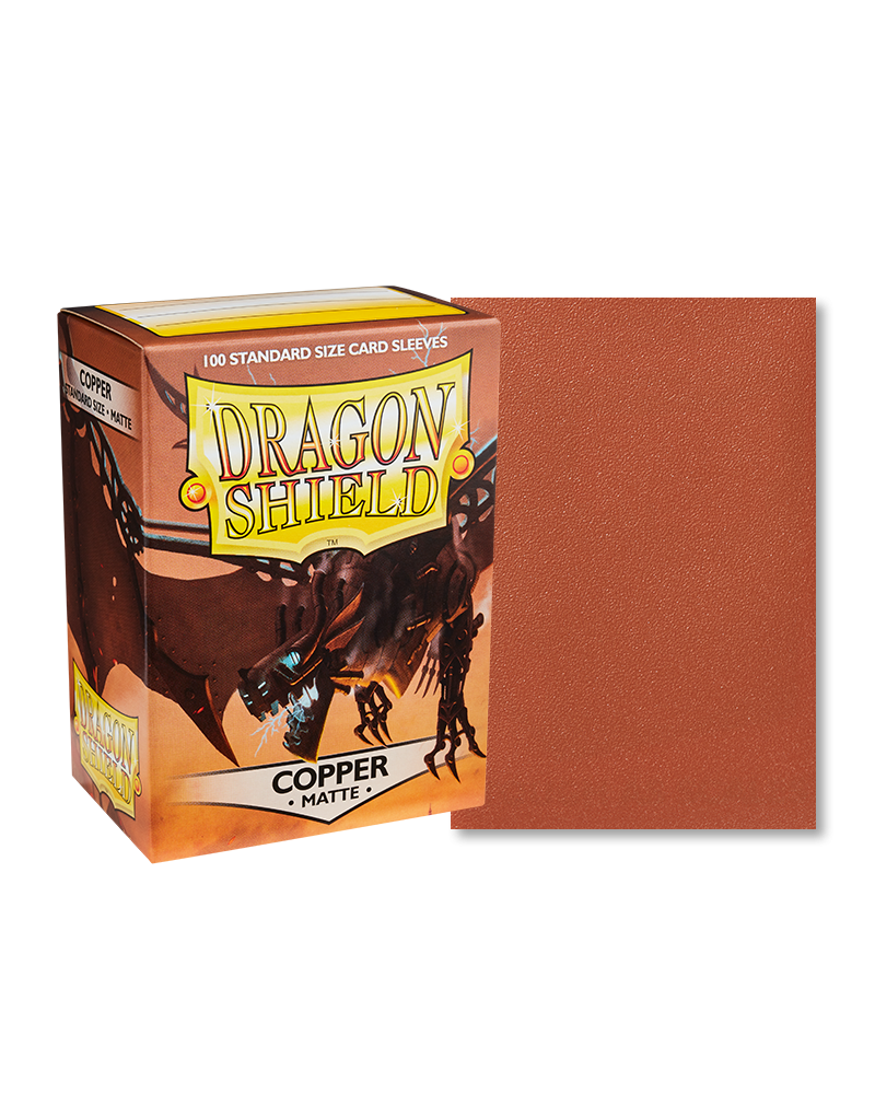 2x Dragon Shield Kartenhüllen, Matte Orange, Standardgröße - 100 Stück Pro Packung