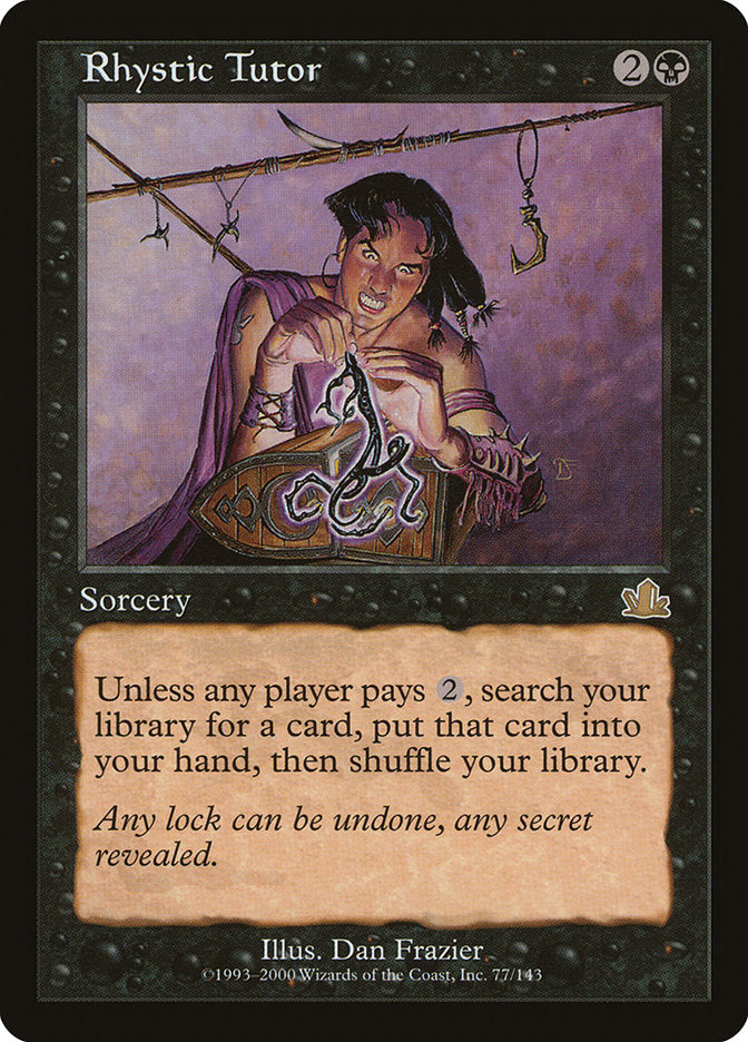 Rhystic Tutor - Foil