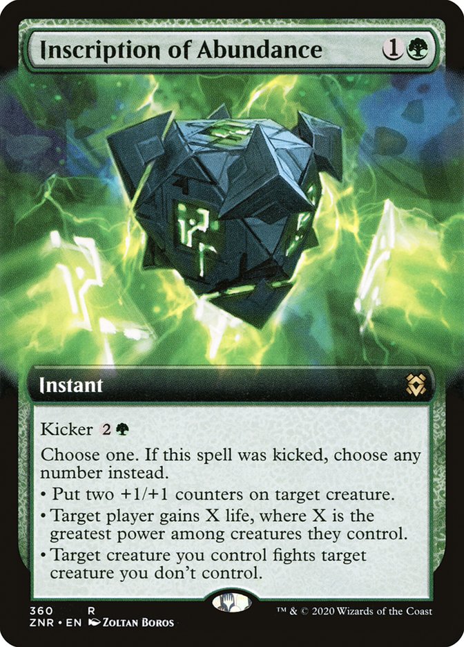 Inscription of Abundance - Foil